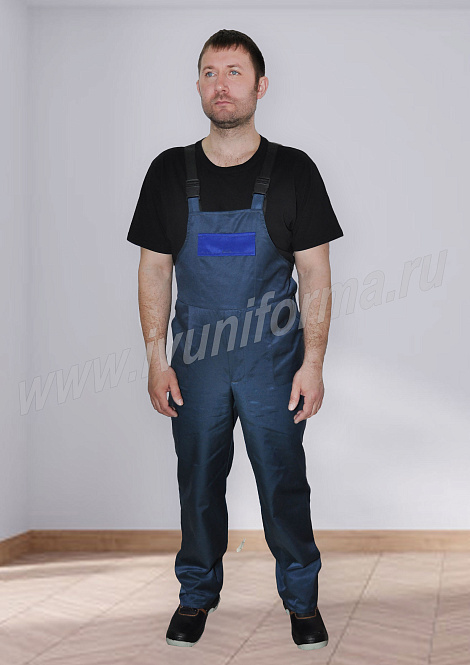 Полукомбинезон рабочий мужской арт. Р-05-137-ГР
